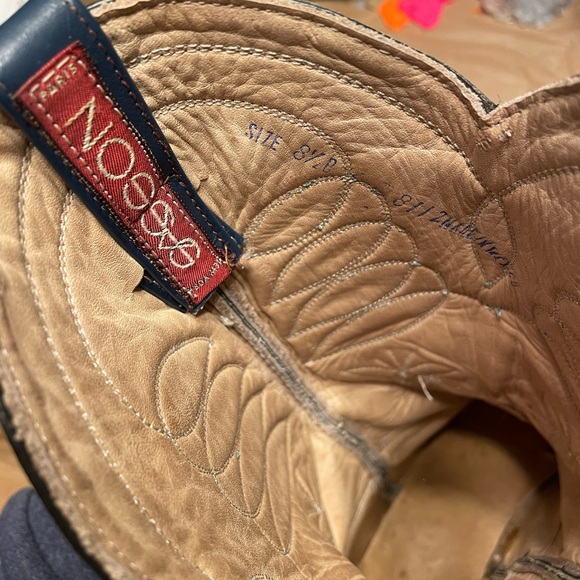 Vintage Blue Cowboy Boots - Picture 5 of 5